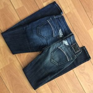 WOMEN ROBIN’S JEAN STUDDED SKINNY JEANS SIZE 26